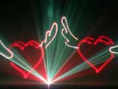 wedding laser show