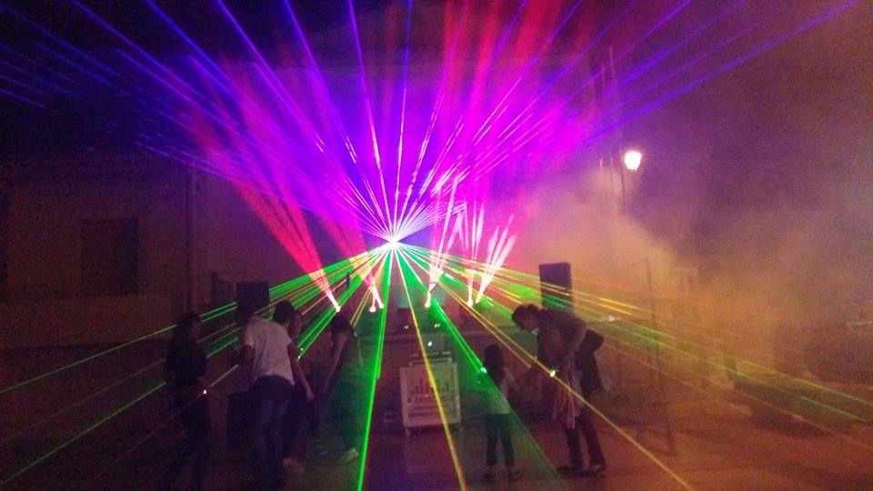 Laser show event