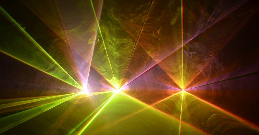 RGB Laser show effect