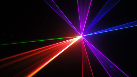 Laser light projector Beam effect