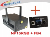 15Watt Laser show projector with built-in FB4