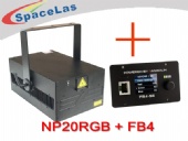 High power 20watt laser projector with FB4 laser show software